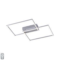 Moderne Plafondlamp Staal Incl Led En Dimmer Rondas Lampenlicht