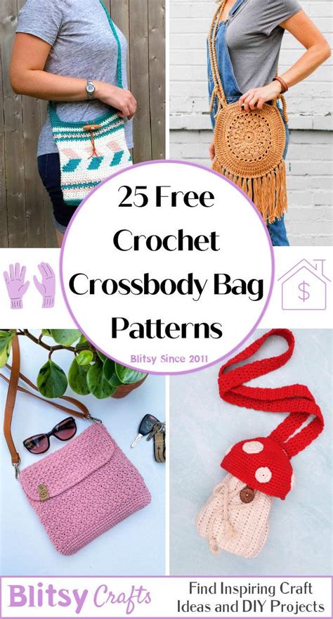 Free Crochet Crossbody Bag Patterns Blitsy