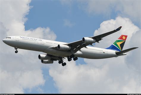 ZS SXF South African Airways Airbus A340 313 Photo By Eryk Strzala ID