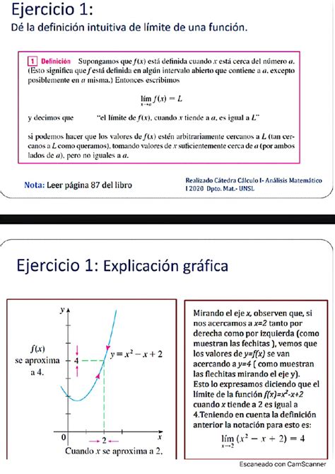 Teor A De L Mites Continuidad Y Derivadas An Lisis Matem Tico Studocu