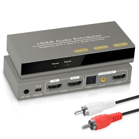 Amazon NEWCARE Hdmi Audio Extractor 4k 60H HDMI Splitter Audio