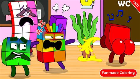 No No NB 1 Don T Pee Numberblocks Fanmade Coloring Story YouTube