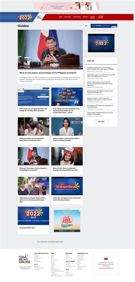 Gma News Online Brings The Biggest Eleksyon 2022 Coverage Online Gma