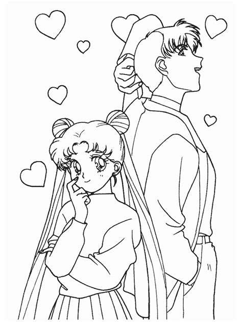 Dibujos Para Colorear De Sailor Moon Y Darien Kampions Porn Sex Picture