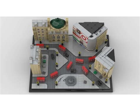 Lego Moc Piccadilly Circus London Uk By Tiny Bricks Rebrickable