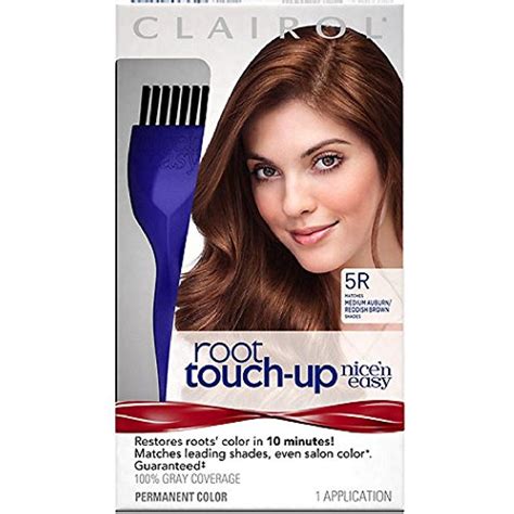 Clairol Nice N Easy Root Touch Up 5r Medium Auburnmedium Reddish Brown 1 Each Pack Of 2