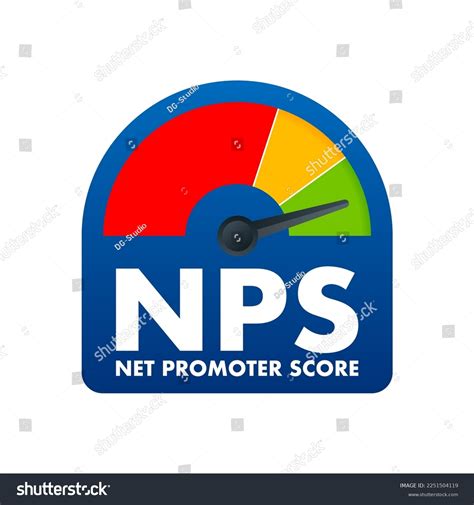 Nps Net Promoter Score Sign Label Stock Vector Royalty Free