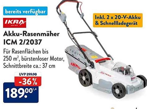 Ikra Akku Rasenm Her Icm Angebot Bei Aldi S D Prospekte De