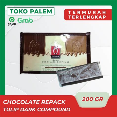 Jual Tulip Milk Chocolate Compound DCC Coklat Batang Repack 200gr