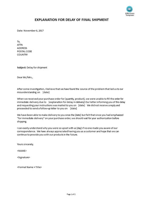 Letter Of Explanation Template Lettering Templates Explanation