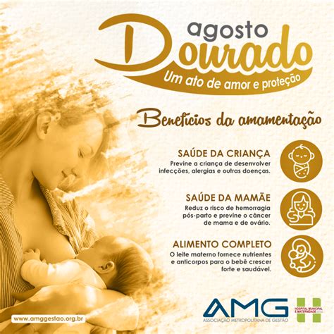 Agosto Dourado Amamentar um ato de amor e proteção AMG Gestão