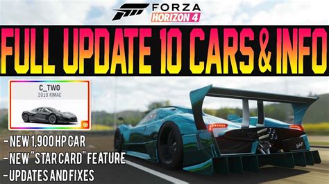 Forza Horizon New Update Info New Hp Car New Features