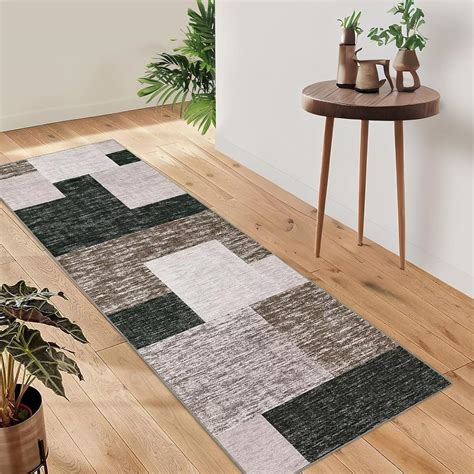 Amazon Zacoo Hallway Runner Rug X Ft Geometric Washable Area Rug