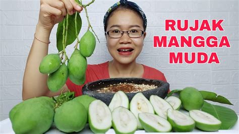 MUKBANG RUJAK MANGGA MUDA YouTube