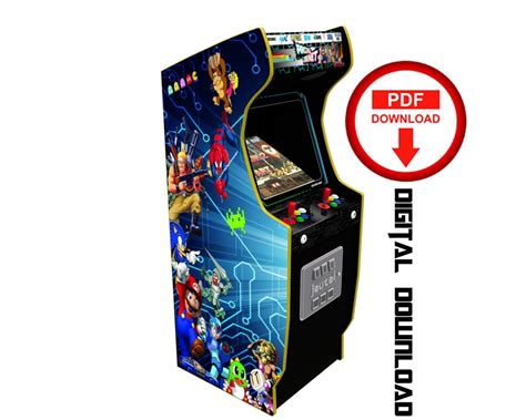 Multicade Arcade Cabinet Machine Artwork Graphics Vinyl Arcade Cabinet