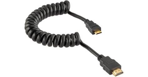 Elvid 4k Coiled High Speed Mini Hdmi To Hdmi Cable Hdmiac 030 C2