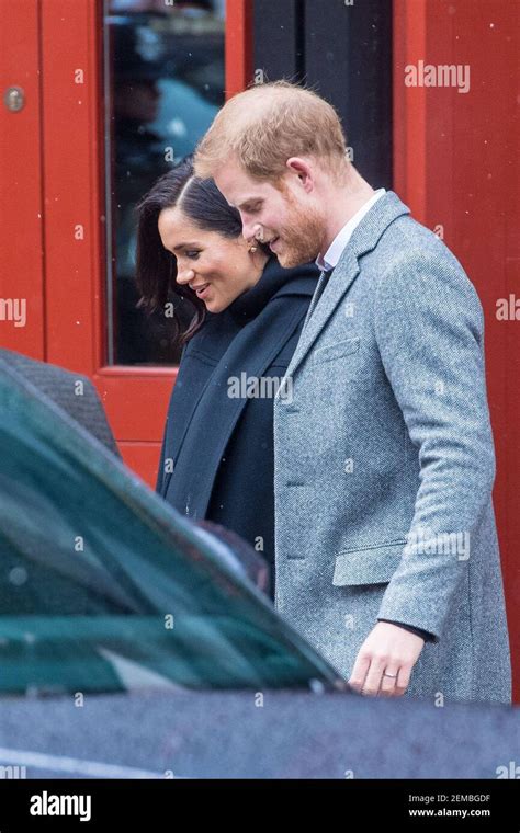 Prince Harry And Meghan Duke And Duchess Of Sussex During A Visit To The Bristol Old Vic In