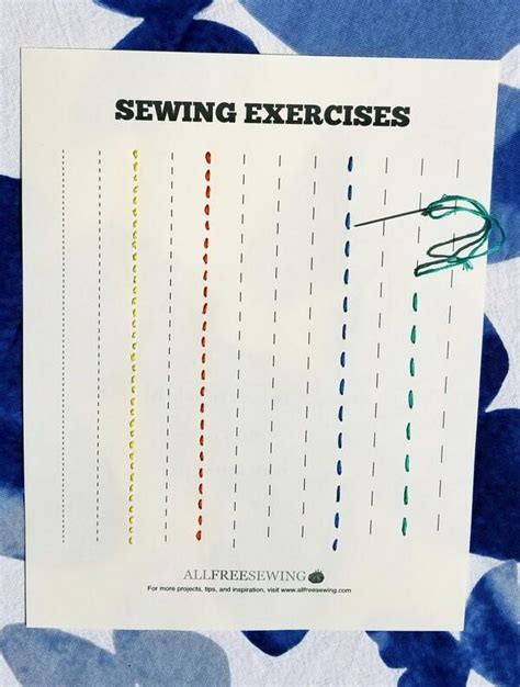 Hand Sewing Practice Sheets Pdfs Printable Artofit