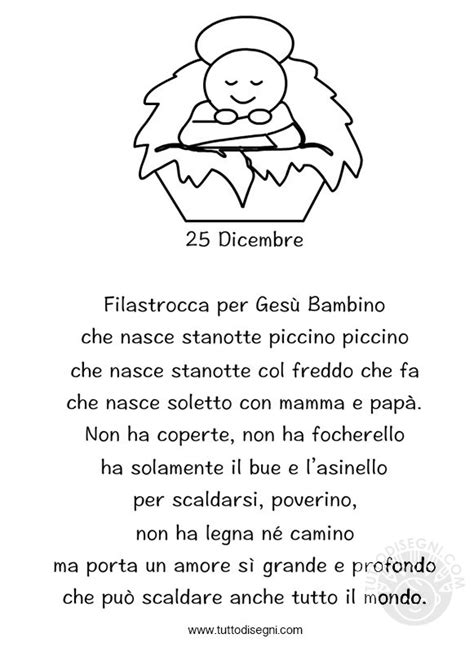 Filastrocche Di Natale Tuttodisegni