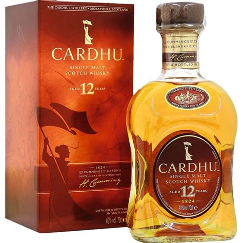 CARDHU whisky escocés de malta 12 años Ed Aniversario botella 70 cl