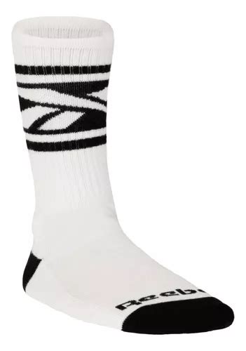 Calcetas Reebok Caballero Blanco 3 Pack 647 78 MercadoLibre