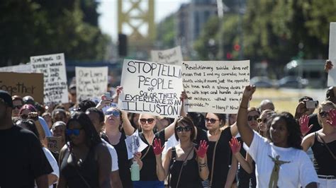 Protest In Sacramento Citys Response Continues To Nationwide Shooting