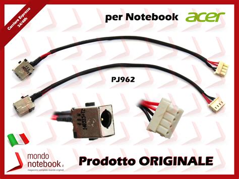 Connettore Di Alimentazione Pj Dc Power Jack Per Acer Aspire E T