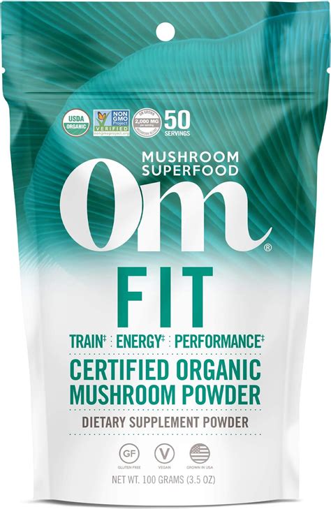 Amazon OM Mushroom Superfood Fit Blend Mushroom Powder Superfood