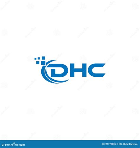 Dhc Letter Logo Design On White Background Dhc Creative Initials