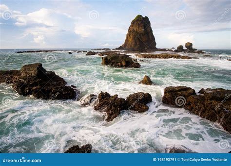 Beauty Landscape of White Sands Malikan Beach Ambulu Jember Indonesia ...