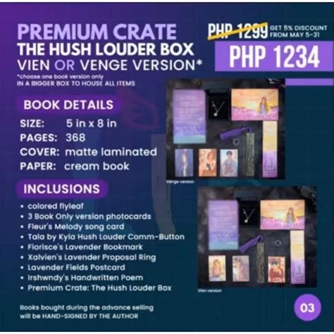 Hush Louder Boxed Set By Irshwndy Shopee Philippines