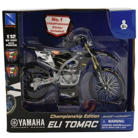 Airtime Miniatuur 1 12 Yamaha YZ 450F Eli Tomac Pro Moto Parts