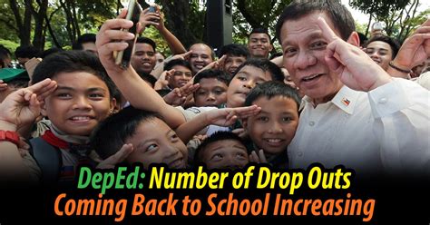 More Dropouts Are Coming Back To School 👊🏾🇵🇭 The Most Popular Lists