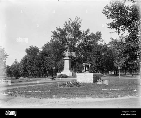 Statue Of Sir John A Macdonald Kingston Ontario Stock Photo Alamy