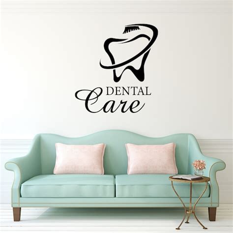 Dental Care Wall Sticker Dental Office Vinyl Wall Decal | Etsy