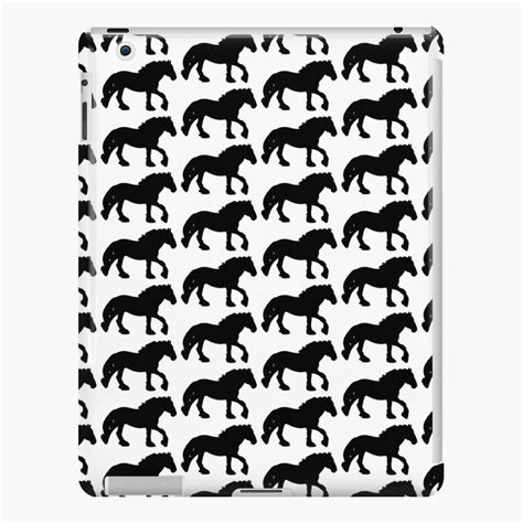 Cob Horse Black Silhouette Ipad Case And Skin For Sale By Shyflyerarts