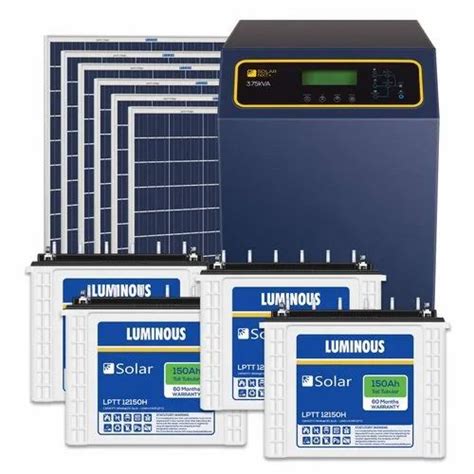 Luminous Inverter Pcu Solar Hybrid System For Industrial Capacity 1 Kw 125 Kw At Rs 49000