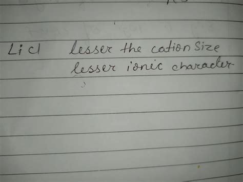 0 20 Which Of The Following Compounds Will Have Lowest Ionic Character