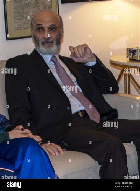 Samir Geagea 7 Stock Photo Alamy