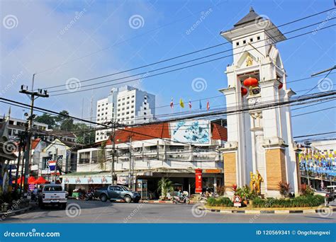 Betong Clock Tower, Betong, Thailand Editorial Photo | CartoonDealer ...