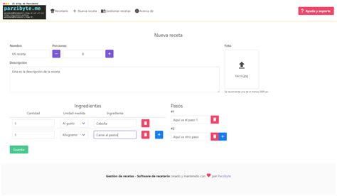 Software Para Recetas Gratuito Y Open Source Parzibyte S Blog