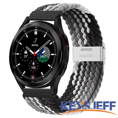 Pulseiras De Relógio Trançadas De 20mm Compatíveis Samsung Galaxy