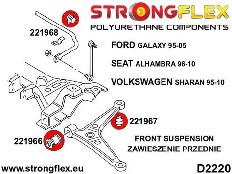 Tuleja Wahacza Przedniego Tylna SPORT TurboWorks