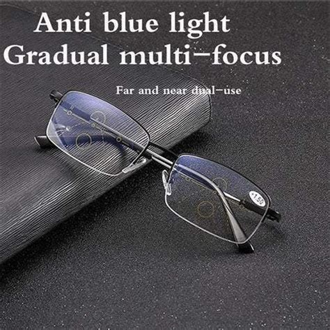 Sapphire High Hardness Anti Blue Light Intelligent Dual Focus Reading Glasses Chyhua