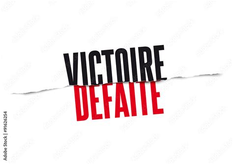 Victoire Contre D Faite Stock Vector Adobe Stock