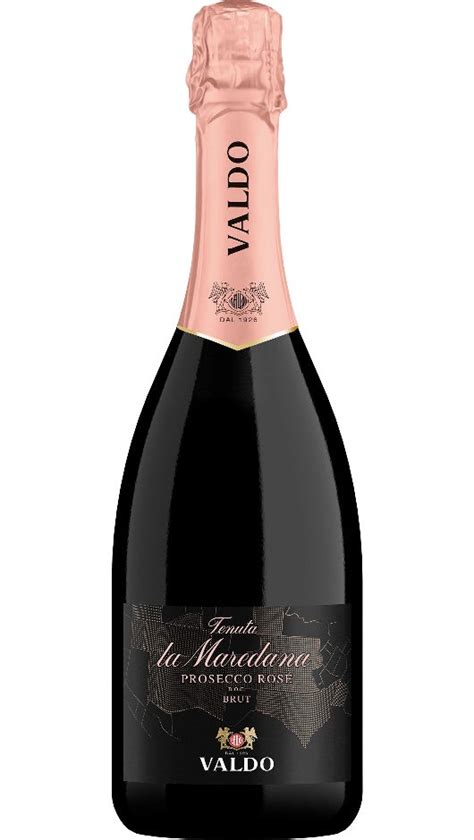 Prosecco Rosè Doc Millesimato Tenuta La Maredana Valdo Bottle Of