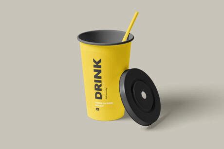 Free Paper Drink Cup Mockup Psd Mockuptree