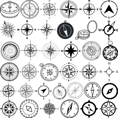 Compass Svg Bundle Compass Svg Cut Files For Cricut Nautical Compass Svg Compass Clipart