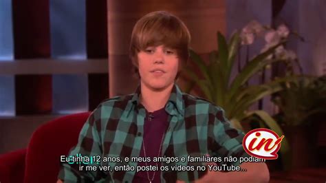 Primeira Entrevista De Justin Bieber No Programa Da Ellen Legendado