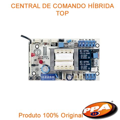 Central Placa De Comando Top Ppa P Motor De Portão Bivolt